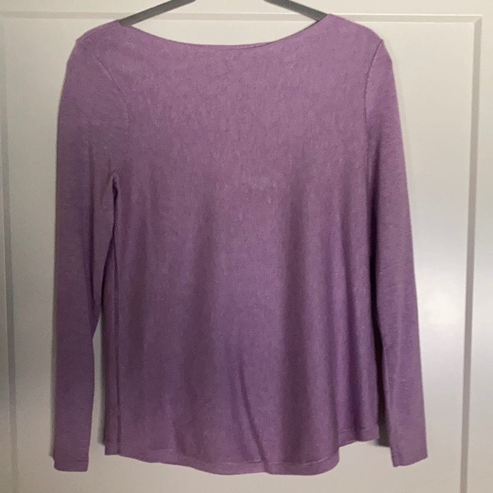 Chico’s pullover sweater NWT Purple Petunia